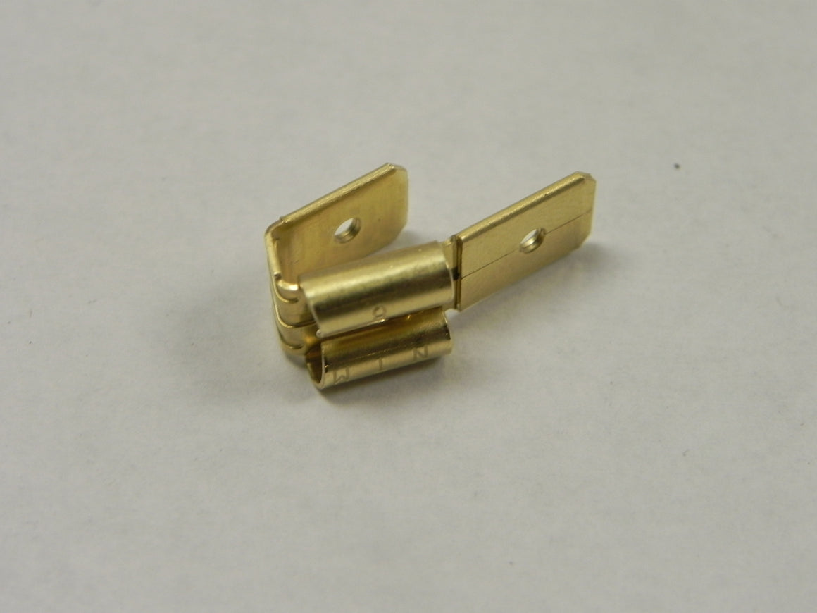 (New) Brass 2-1 Spade Connector