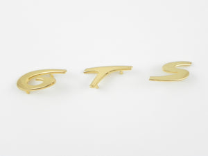 (New) 904 Gold "GTS" Script Set - 1964-66