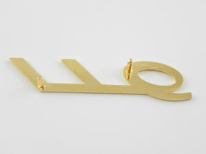 (New) Gold '911' Engine Lid Emblem - 1964-66