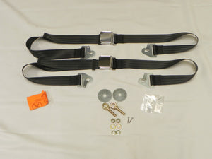 (New) 356/911/912 Front Lap Seat Belt Kit - 1950-67