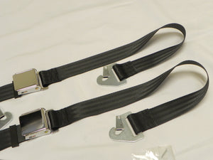 (New) 356/911/912 Front Lap Seat Belt Kit - 1950-67