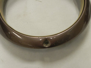 (Used) 911/912/930 Pair of Brown Sealed Beam Headlight Rims - 1968-86