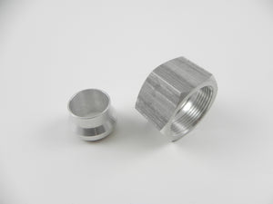 (New) 911S/RS Oil Union Nut and Aluminum Seal Ring Set - 1973