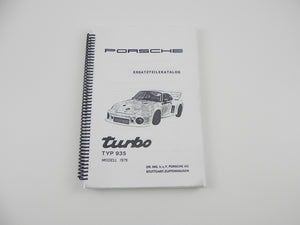 (New) Porsche 935/79 Spare Parts Catalog