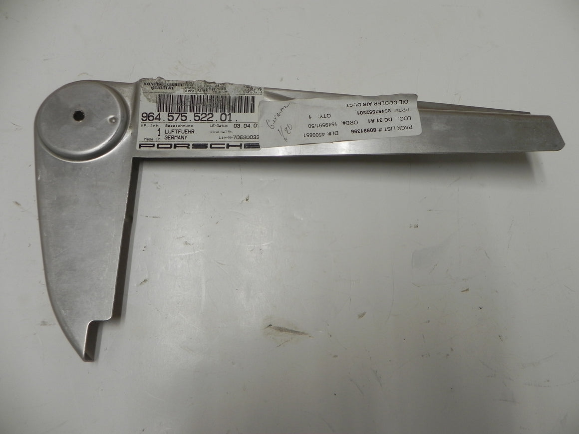 (New) 911/964 Triptronic Oil Cooler Air Duct 1989-94