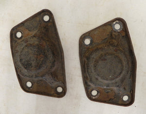 (Used) 356C Rear Torsion Bar End Cover Pair - 1964-65