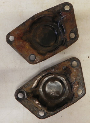 (Used) 356C Rear Torsion Bar End Cover Pair - 1964-65