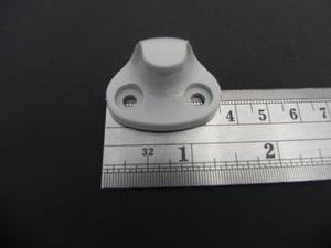 (New) 356/911 White Plastic Coat Hook - 1958-68