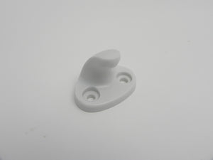 (New) 356/911 White Plastic Coat Hook - 1958-68