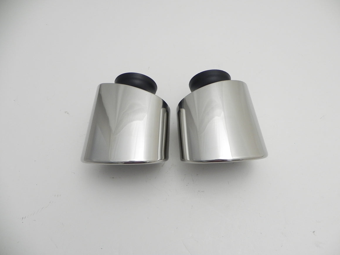 (New) 993 Pair of Long Stainless Steel Exhaust Tips - 1994-98