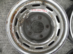 (Used) 356C/911/912, Lemmerz and KPZ 4.5 J x 15 Disc Brake Steel Wheels