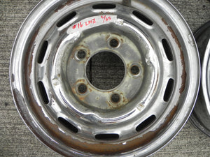 (Used) 356C/911/912, Lemmerz and KPZ 4.5 J x 15 Disc Brake Steel Wheels