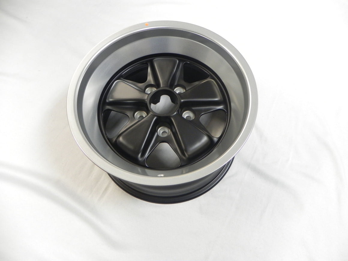(New) 911 Carrera/930 Aluminum Alloy Fuchs Wheel Black 9j x 16 - 1978-89