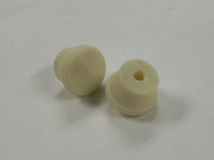 (New) 356 Pre-A Pair of Quarter Window Latch Crown Knobs, Large Ridge