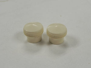 (New) 356 Pre-A Pair of Quarter Window Latch Crown Knobs, Small Ridge