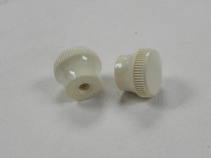 (New) 356 Pre-A Pair of Quarter Window Latch Crown Knobs, Small Ridge