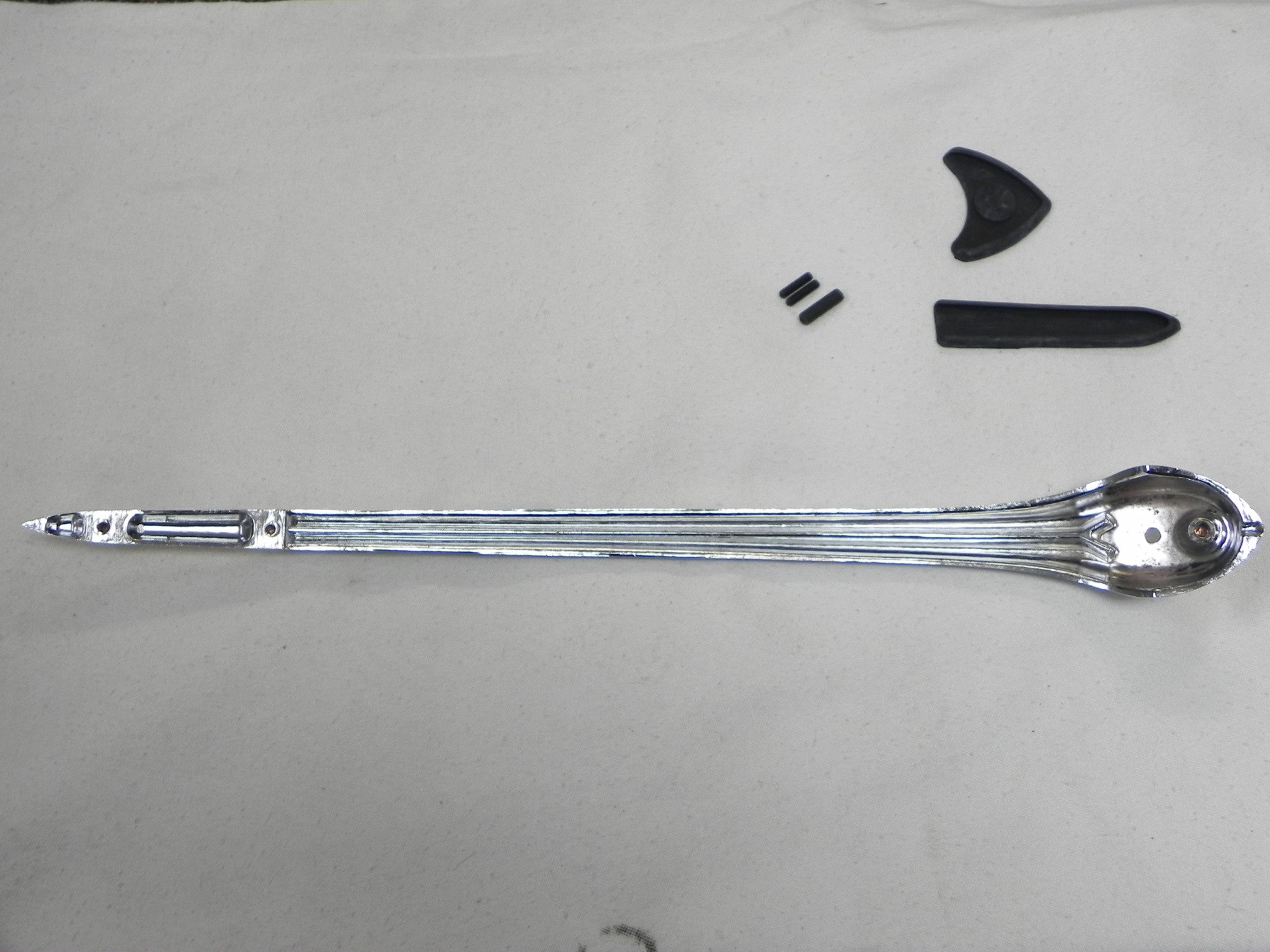 New) 356 A Chrome Hood Handle - 1955-59 - AASE Sales