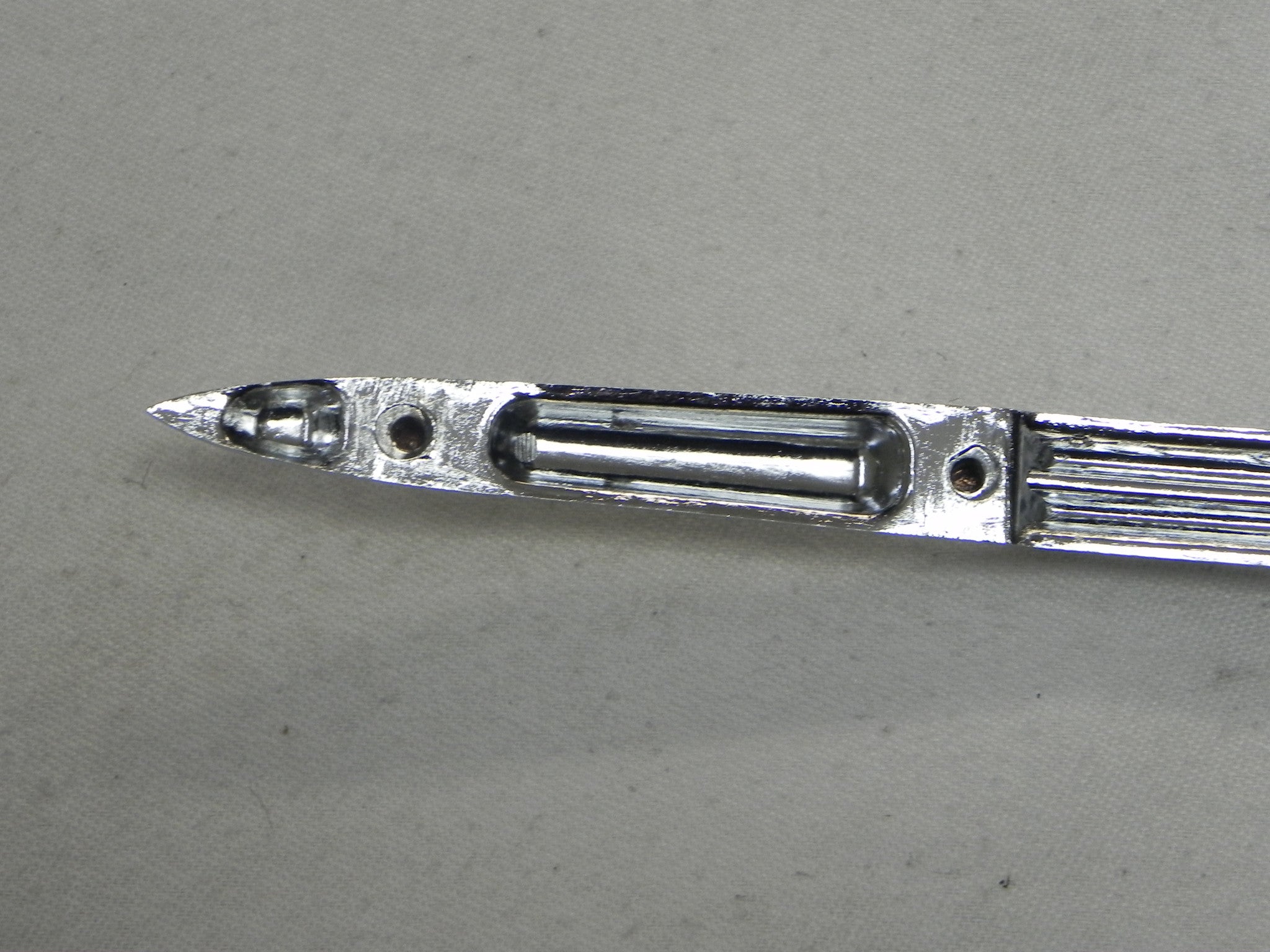 New) 356 A Chrome Hood Handle - 1955-59 - AASE Sales
