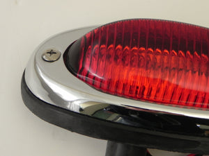 (New) 356 A/B/C Left Rear Red Teardrop Taillight Assembly - 1955-65