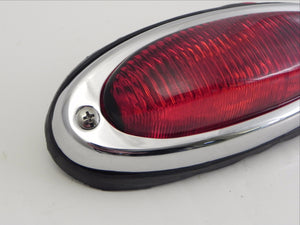 (New) 356 A/B/C Right Rear Red Teardrop Taillight Assembly - 1955-65