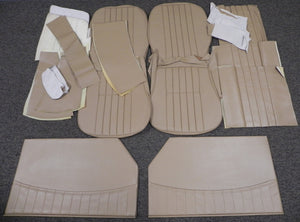 (New) 356 Cabriolet Tan Leather/Vinyl Interior - 1964-65