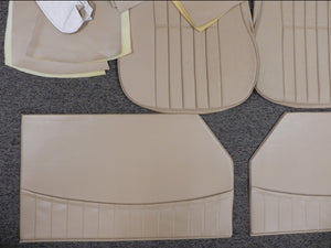 (New) 356 Cabriolet Tan Leather/Vinyl Interior - 1964-65