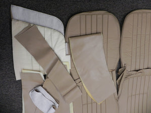 (New) 356 Cabriolet Tan Leather/Vinyl Interior - 1964-65