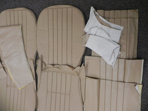 (New) 356 Cabriolet Tan Leather/Vinyl Interior - 1964-65