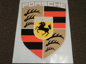 (NOS) Large Porsche Dealer Decal