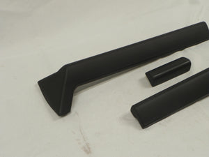(New) 911/912/930 Pair of Left and Right Side Black Vinyl Dash Knee Pads w/ Ashtray - 1969-86