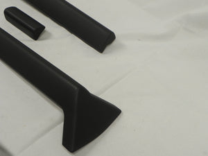 (New) 911/912/930 Pair of Left and Right Side Black Vinyl Dash Knee Pads w/ Ashtray - 1969-86