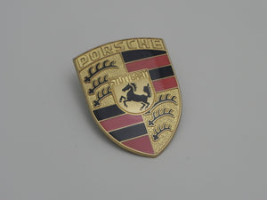 (New) 911/912 Porsche Hood Crest with Orange Bars - 1965-74