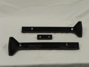 (New) 911/912/930 Pair of Left and Right Side Black Vinyl Dash Knee Pads w/ Ashtray - 1969-86