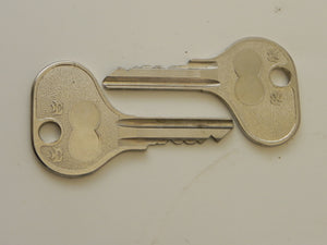 (Used) 356 A/B/C Ignition Switch 2 Keys - 1955-65