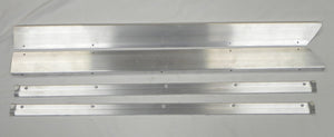 (New) 911/912 Aluminum Door Step Threshold Plate and Carpet Trim Set - 1965-73