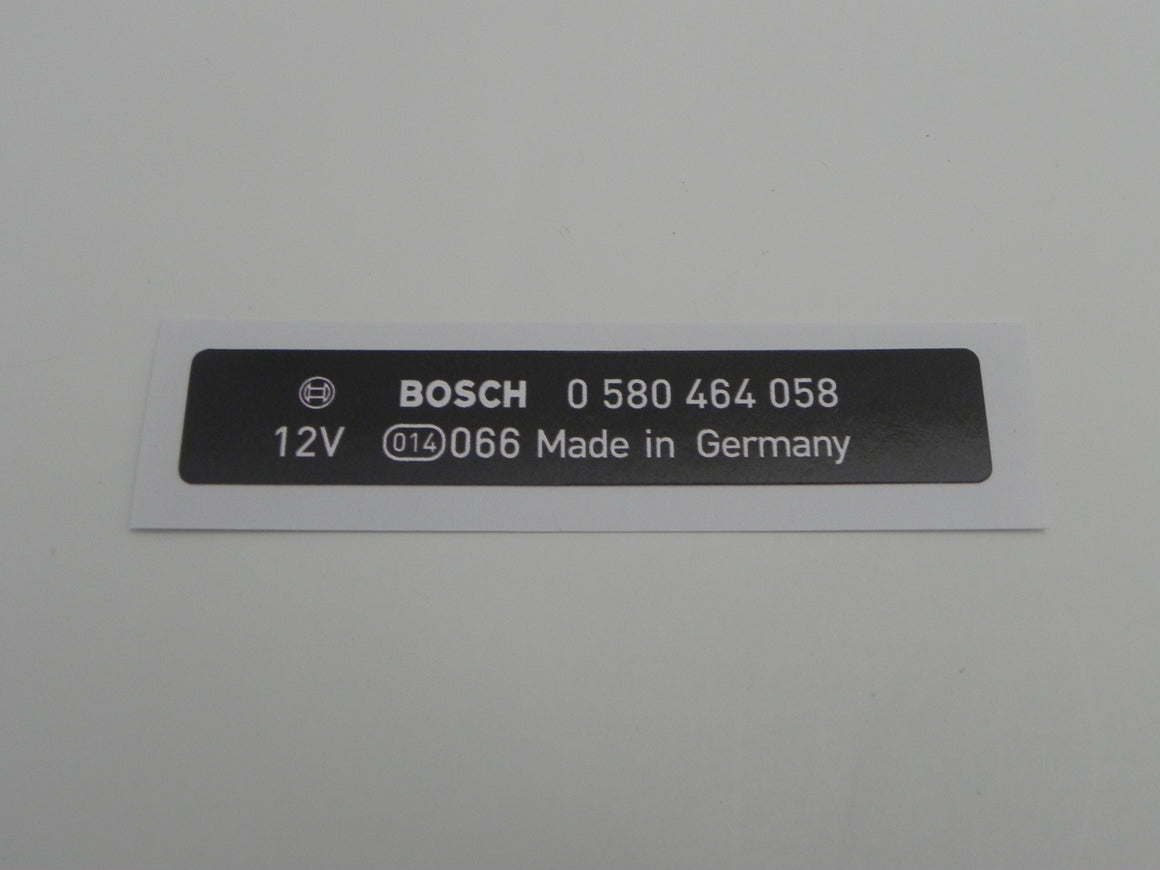 (New) 964 Bosch Electric Fuel Pump Decal - 1989-94