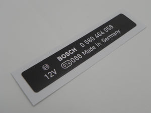 (New) 964 Bosch Electric Fuel Pump Decal - 1989-94