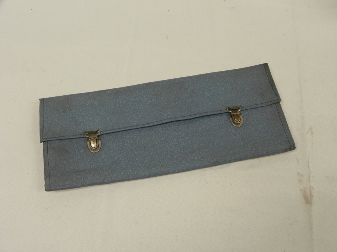 (Original) 356C/911/912 Light Blue Torquoise Vinyl Tool Kit Bag - 1964-69