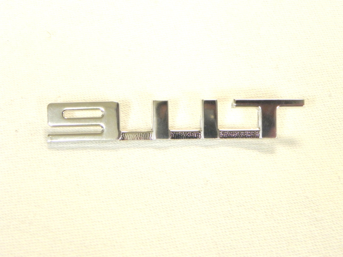 (New) 911 T Silver Glove Box Lid Emblem - 1969-73