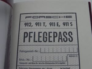 (New) 911 T/E/S & 912 German Maintenance Manual and Insert Papers - 1965-69