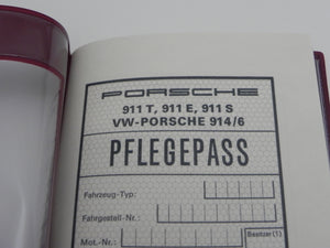 (New) 911 T/E/S & 914-6 German Maintenance Manual and Insert Papers - 1969-72