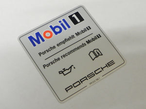 (New) Panamera Mobil Oil Decal - 2010-22