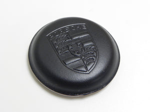 MoMo Steering Wheel Leather Embossed Porsche Crest Horn Button