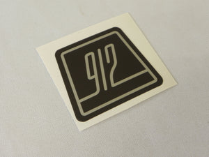 912/E External Mirror Decal "912" - 1965-69 & 1976