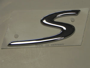 (New) Rear Lid Boxster "S" Emblem - 1997-2004