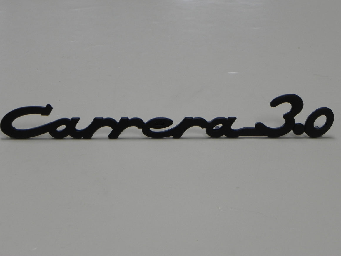 (New) 911 Black Script "Carrera 3.0" Emblem - 1976-77