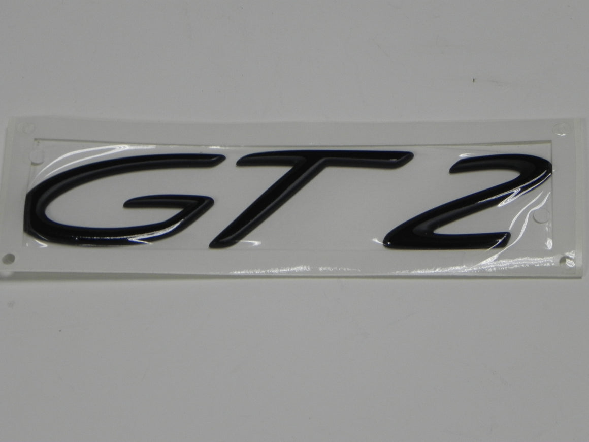 (New) Black "GT2" Emblem - 1999-05