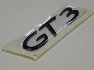 (New) 911 Black "GT3" Emblem - 1999-12