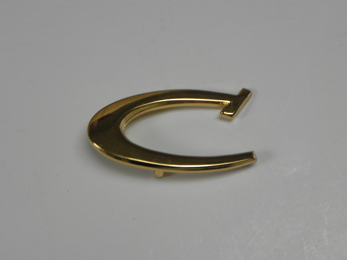 (NOS) 356 Gold Emblem: "C" - 1960-65