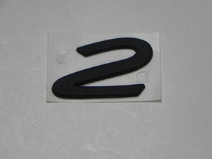 (New) Black "2" Emblem - 1989-94